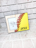 Softball Coach Gift, 2022 softball Season, Softball team gifts, Softball picture frame, personalized softball frame, custom softball frame