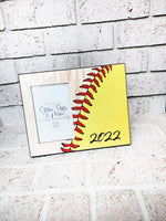 Softball Coach Gift, 2022 softball Season, Softball team gifts, Softball picture frame, personalized softball frame, custom softball frame