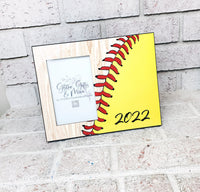 Softball Coach Gift, 2022 softball Season, Softball team gifts, Softball picture frame, personalized softball frame, custom softball frame