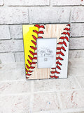 Baseball frame, softball frame, baseball coach gift, team gift, father's day frame, hit a homerun, baseball family, dad to both frame