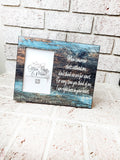 Memorial Picture Frame, Memorial Keepsake, Loss of a loved one, Pet loss keepsake, When tomorrow comes, Close at heart quote, in memory