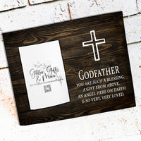Godfather Frames, Gifts for the Godfather, Christening frames, Christian Gifts, Godfather picture frames, will you be my Godfather, newborn