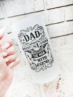 Beer Stein, Custom frosted beer mug, craft beer lover, personalized beer mugs, dad beer cup, gifts for dad, gifts for grandpa, barware