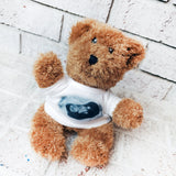 Memorial Bear, Custom stuffed bear with photo, Infant loss Memorial, Pregnancy loss keepsake, miscarriage keepsakes, With sympathy