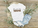 Band mom t-shirt, custom band shirts, marching band shirts, tee shirt, band tops for mom, marching band game, half time show, with the band