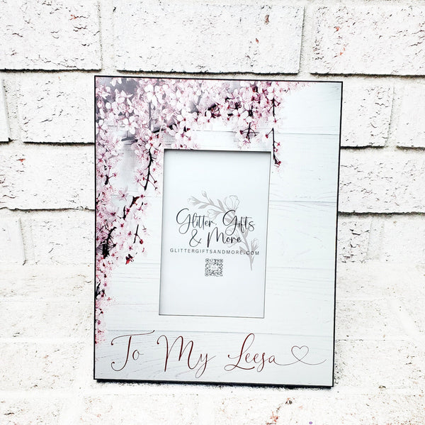Anniversary Gift, Anniversary Photo frame, Mommy & me frame, Personalized frame for her, baby girl frame, frame with name, personalized gift