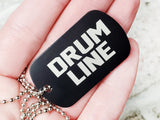 Drum line Dog tag, Marching Band gifts, Marching band awards, Drum Line gifts, Drum line keepsake, percussion, Senior gifts, band keepsake