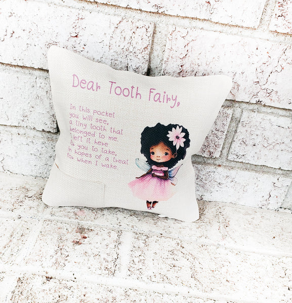Tooth fairy pillow 8x8