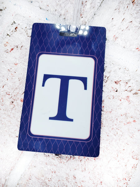 Monogram luggage tag, Suitcase Tag, Personalized luggage marker, custo –  GlitterGiftsAndMore